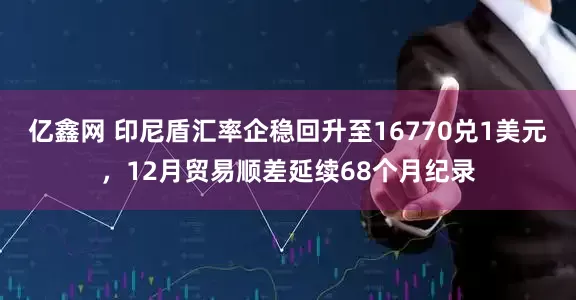 亿鑫网 印尼盾汇率企稳回升至16770兑1美元，12月贸易顺差延续68个月纪录